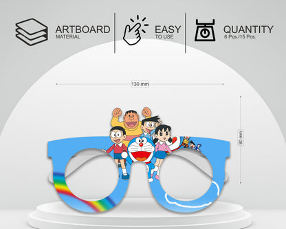 Doremon Theme Birthday Party glasses