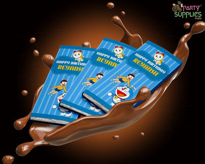 Doraemon Theme Home Made Chocolate Return Gifts