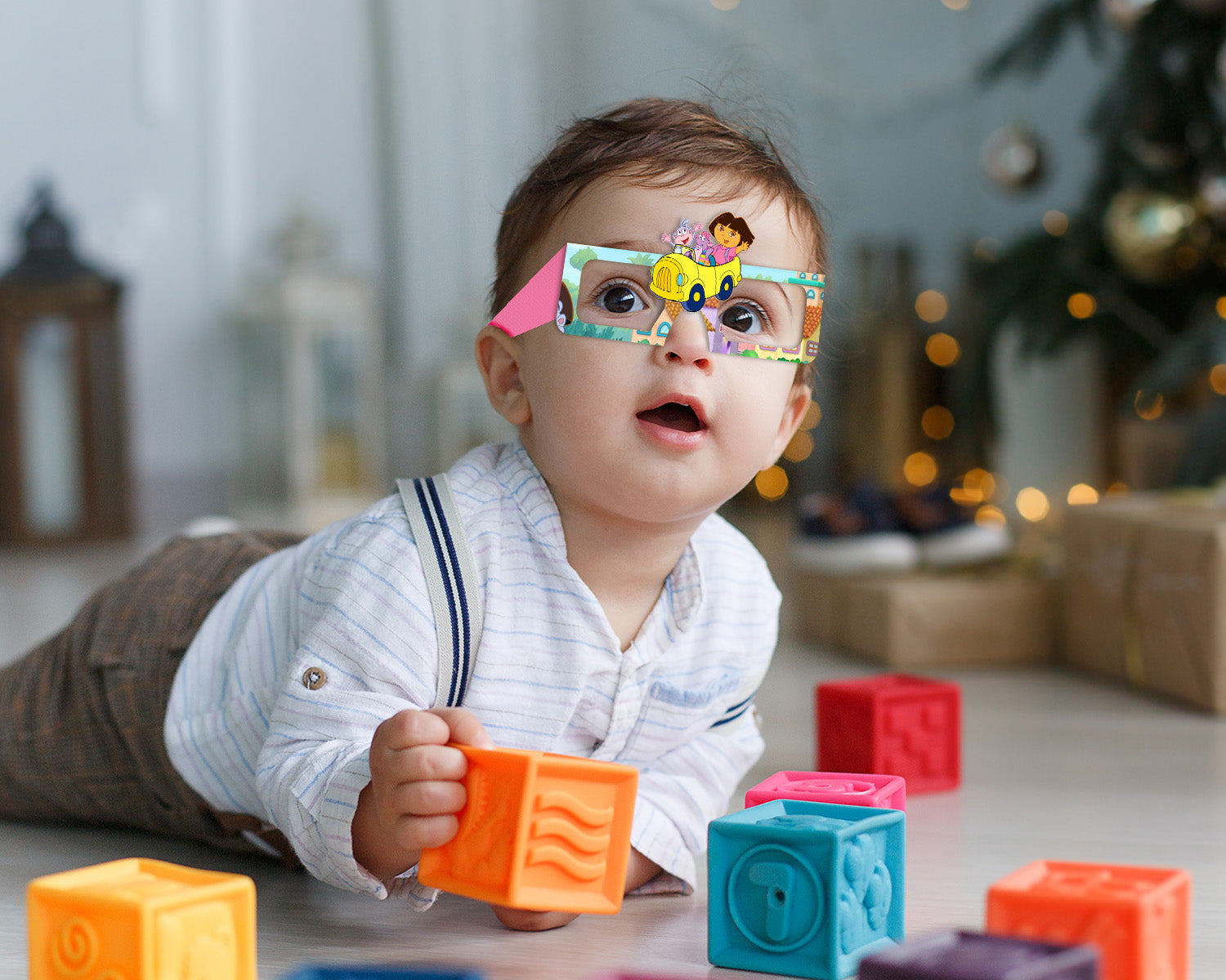 Dora theme Birthday Party glasses
