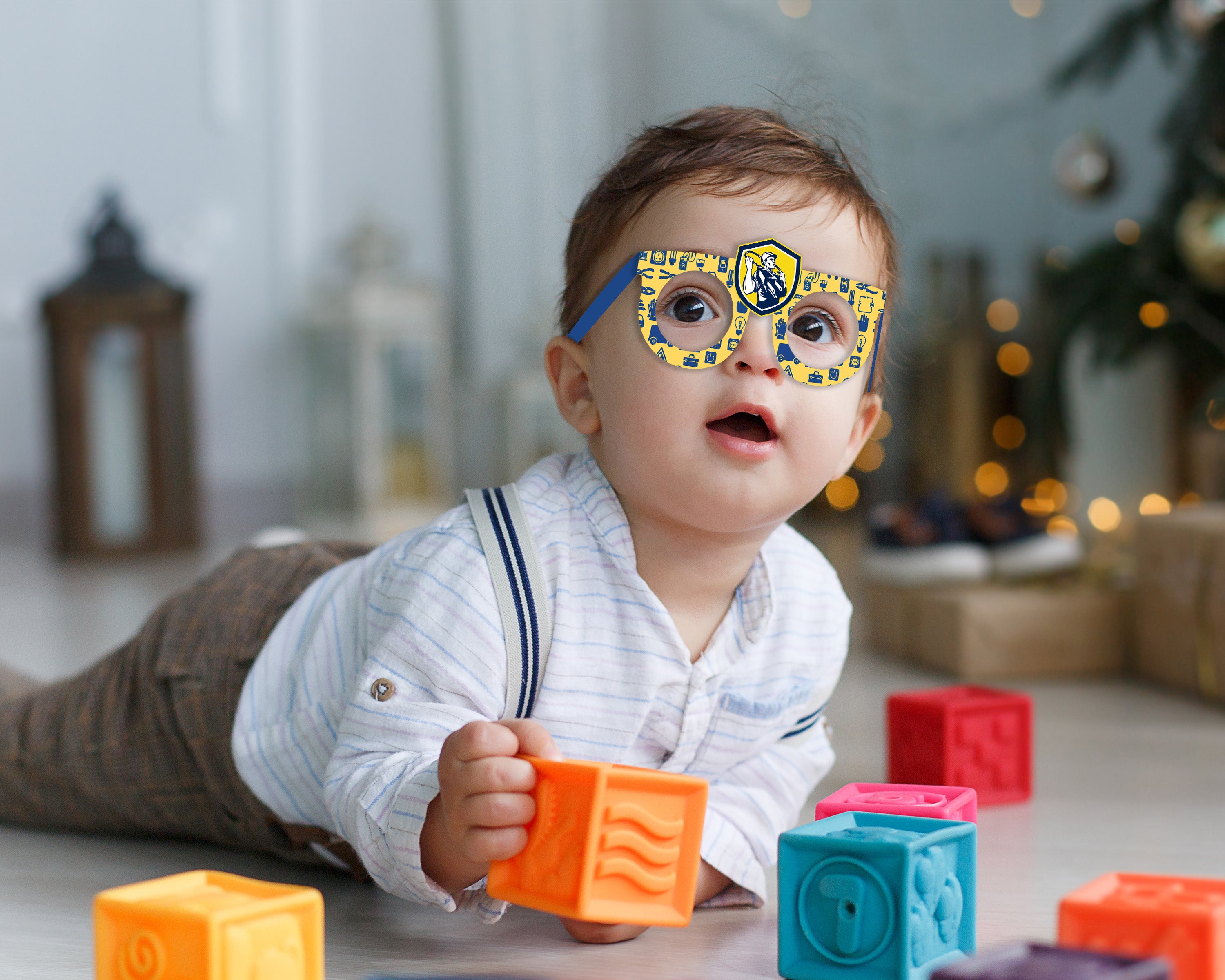 Electrician Theme Birthday Party glasses