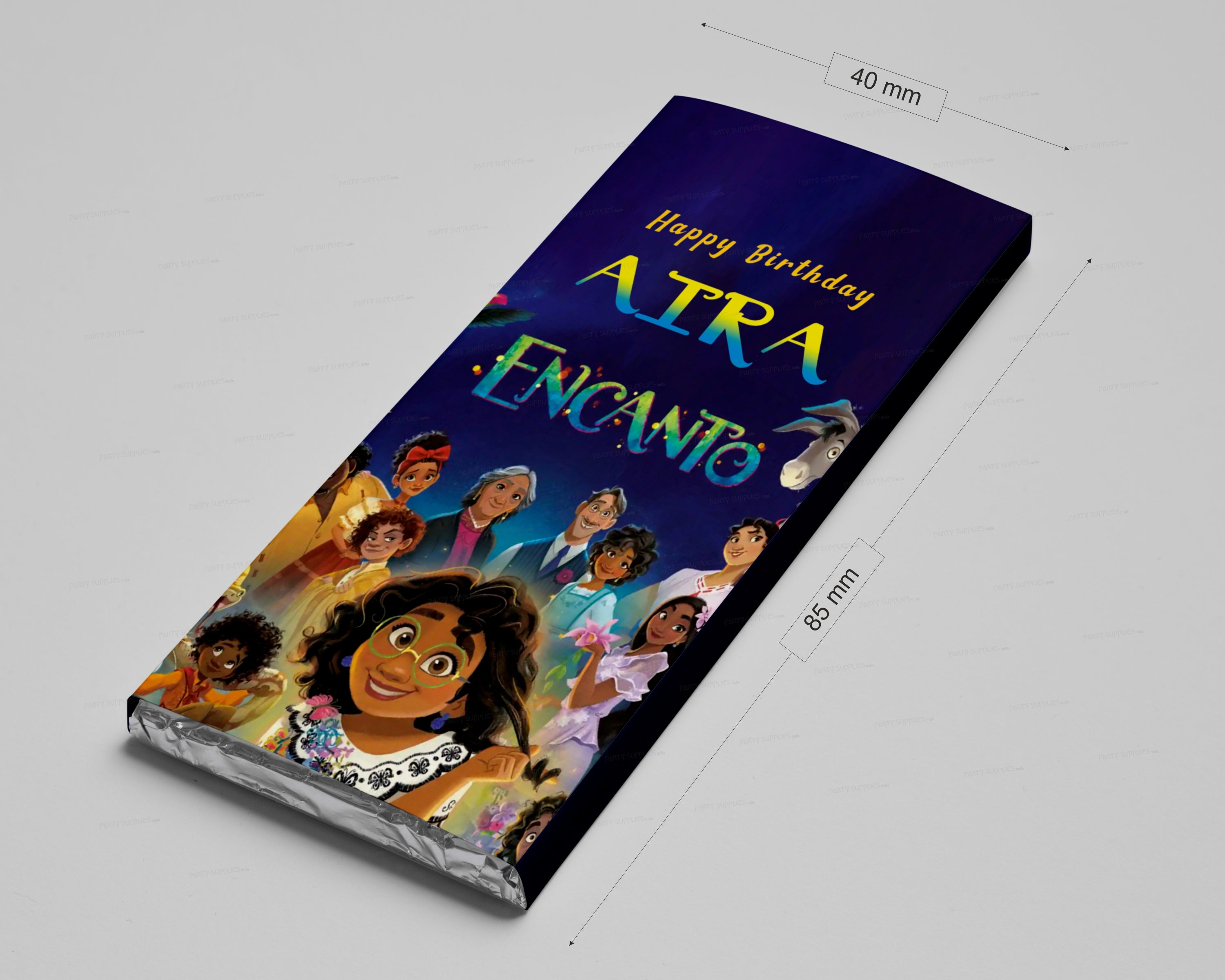 Encanto Theme Home Made Chocolate Return Gifts