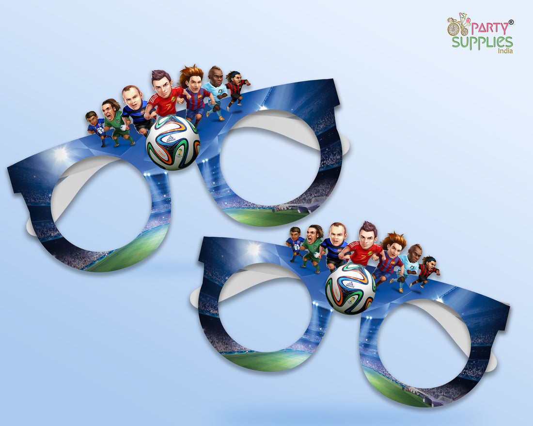 Football theme Birthday Party glasses
