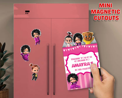 PSI Girl Boss Baby Theme Mini Magnetic Return Gift Pack