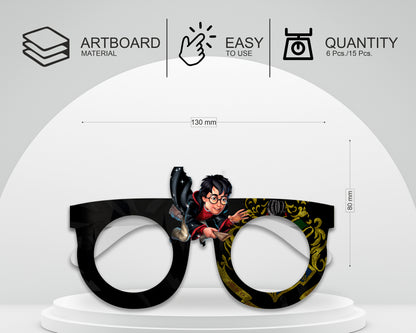 Harry Potter theme Birthday Party glasses