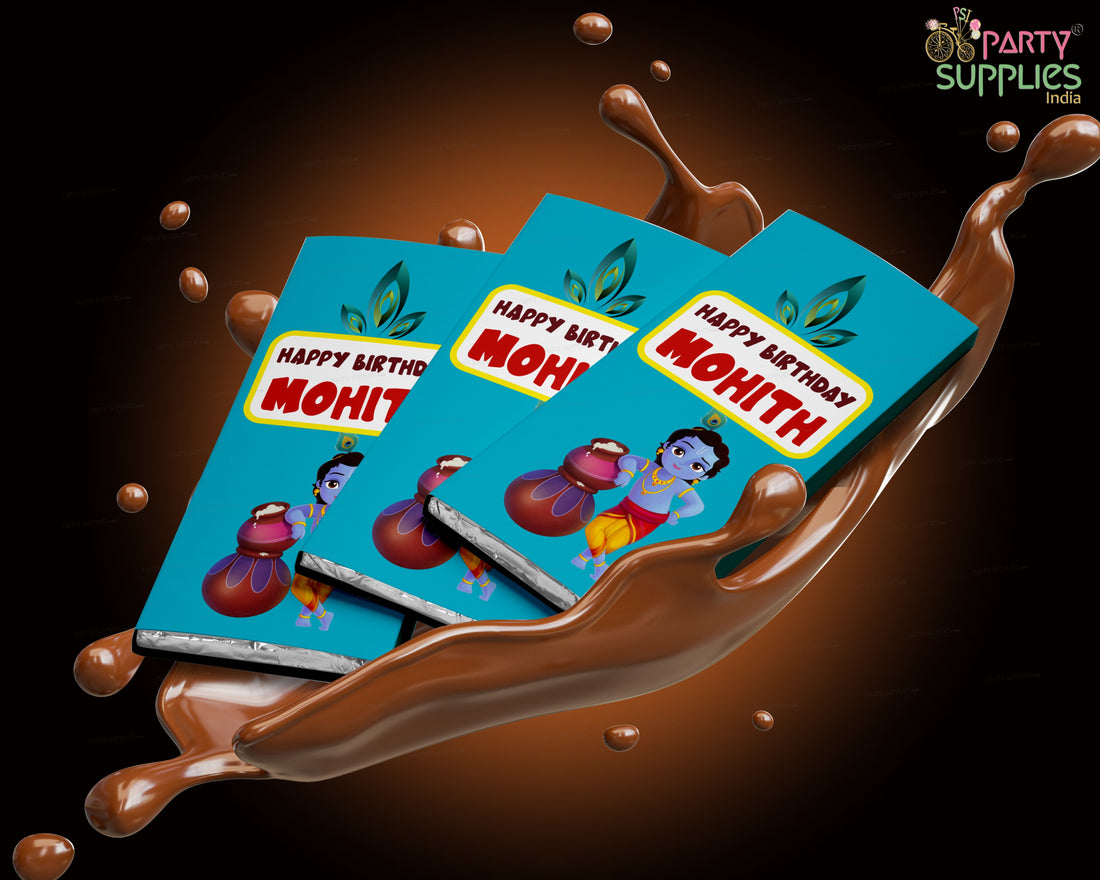 Little Krishana Theme Home Made Chocolate Return Gifts