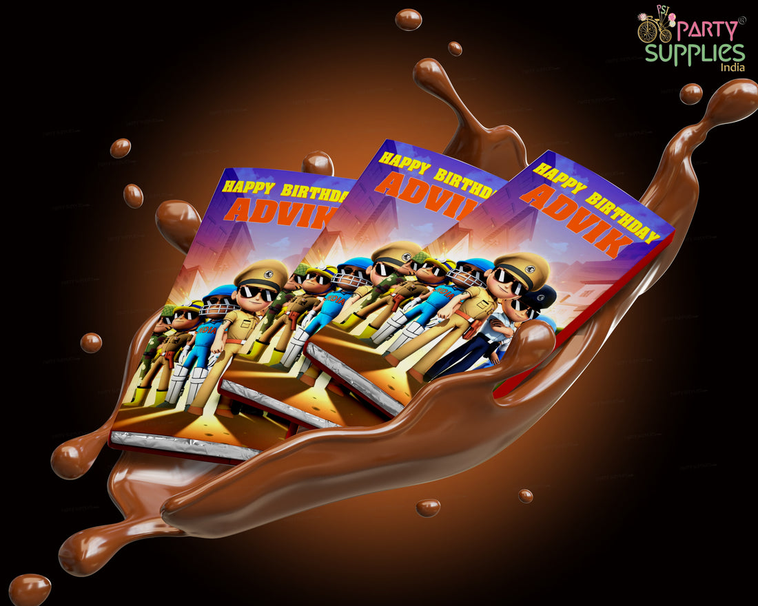 Little Singham Theme Home Made Chocolate Return Gifts