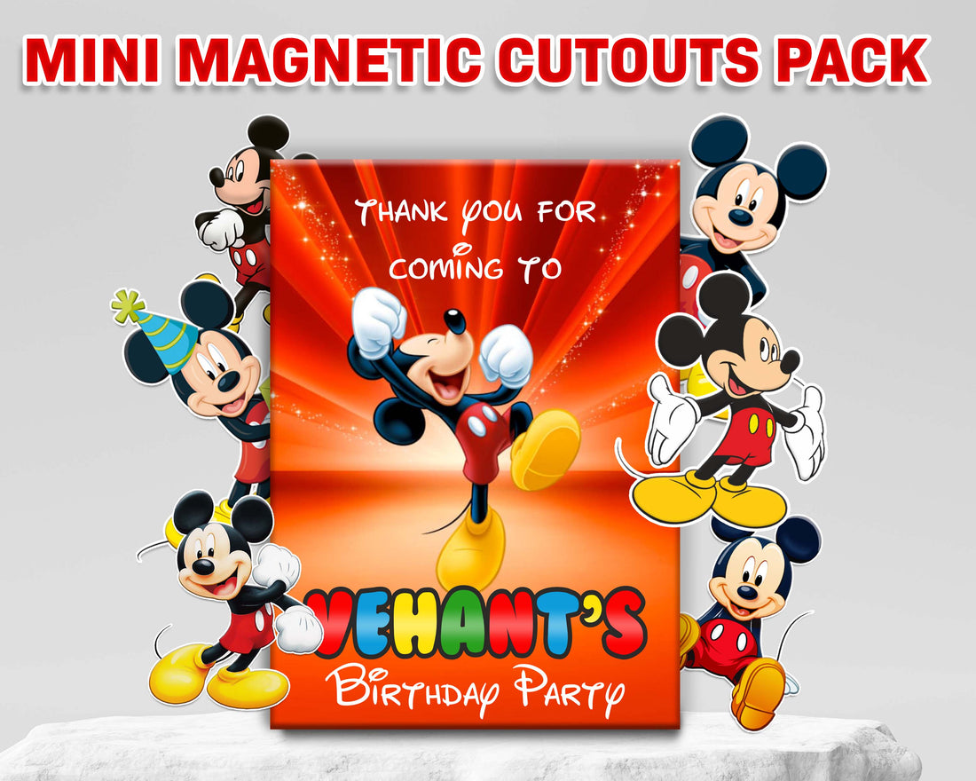 Mickey Mouse Theme Mini Magnetic Return Gift Pack