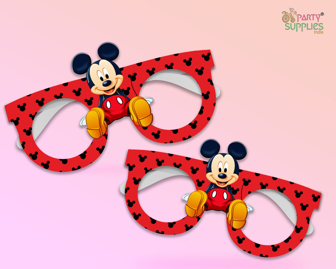 Mickey theme Birthday Party glasses