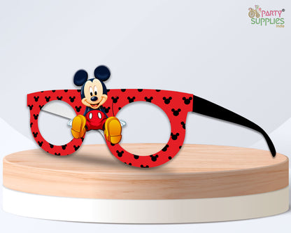 PSI Mickey theme Birthday Party glasses