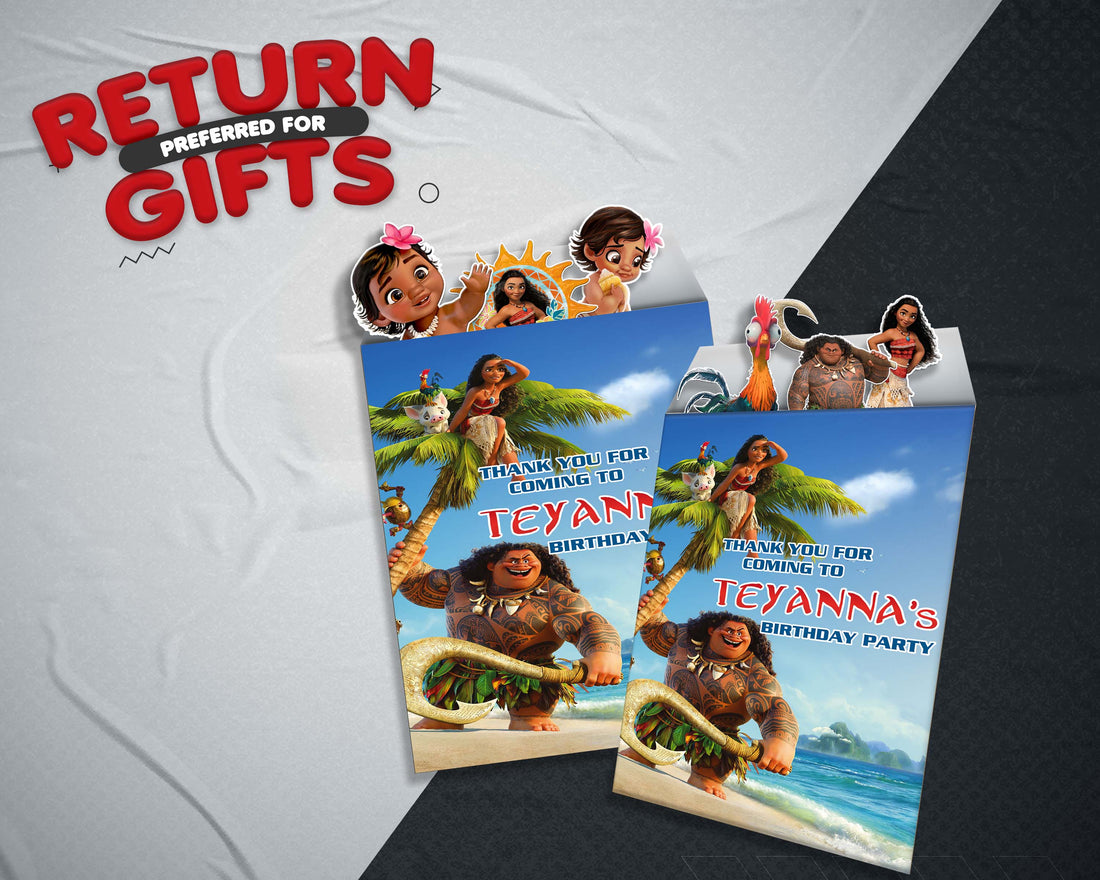 PSI Moana Theme Mini Magnetic Return Gift Pack