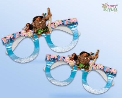 Moana theme Birthday Party glasses