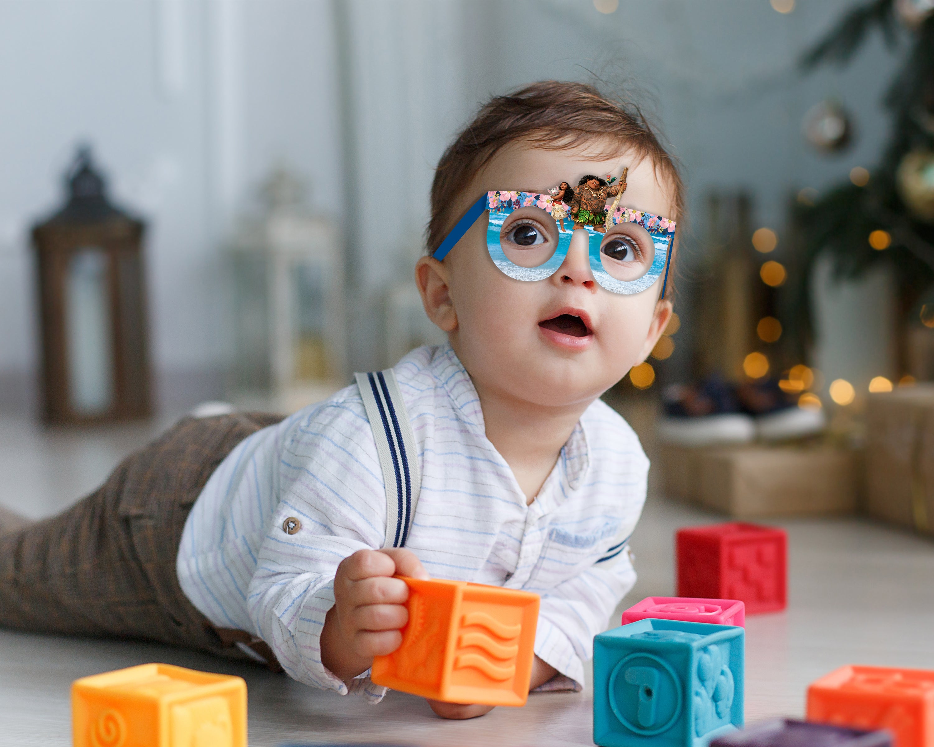 Moana theme Birthday Party glasses