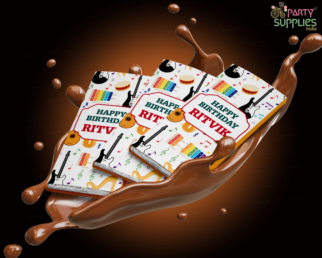 Music Theme Home Made Chocolate Return Gifts