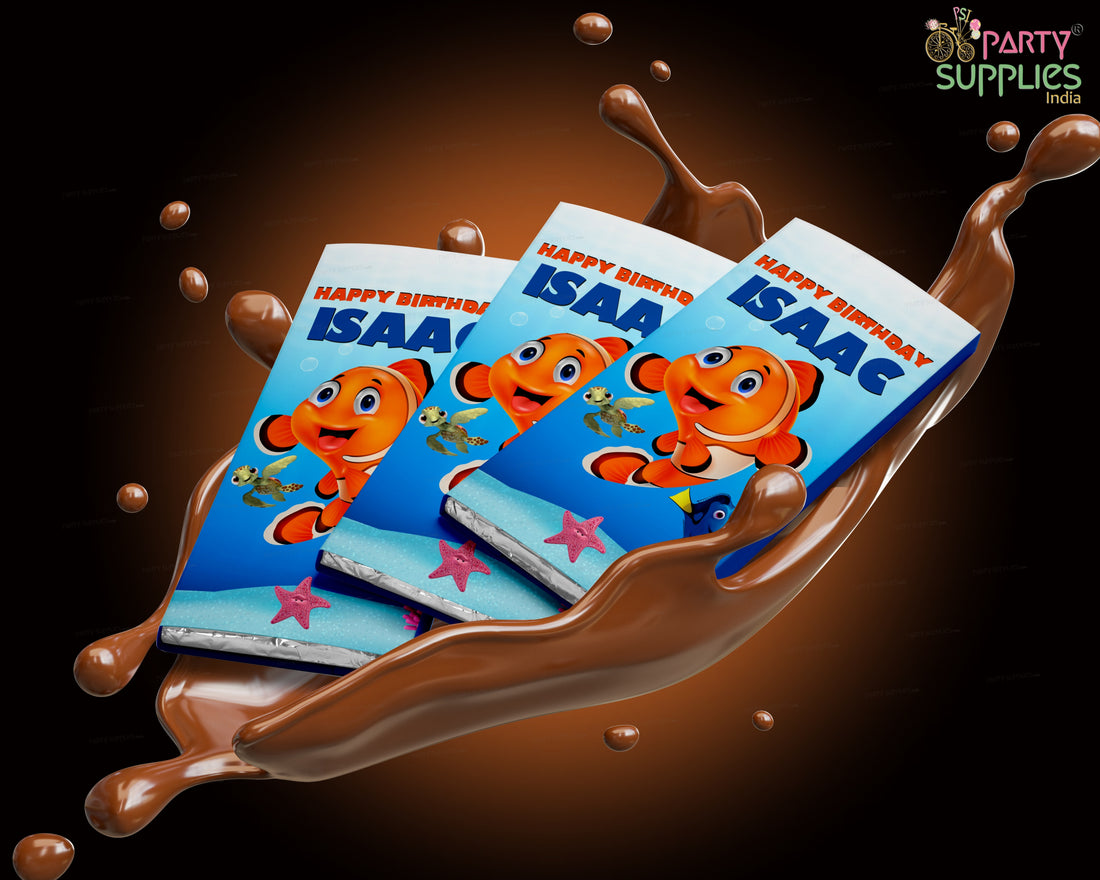 Nemo Theme Home Made Chocolate Return Gifts