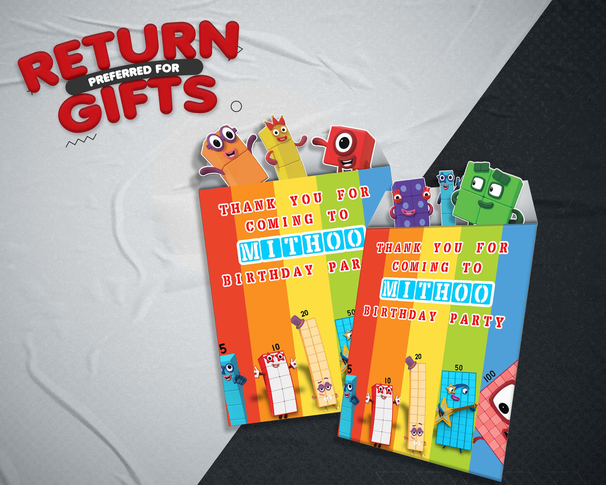 Number Blocks Theme Mini Magnetic Return Gift Pack | Return Gifts ...