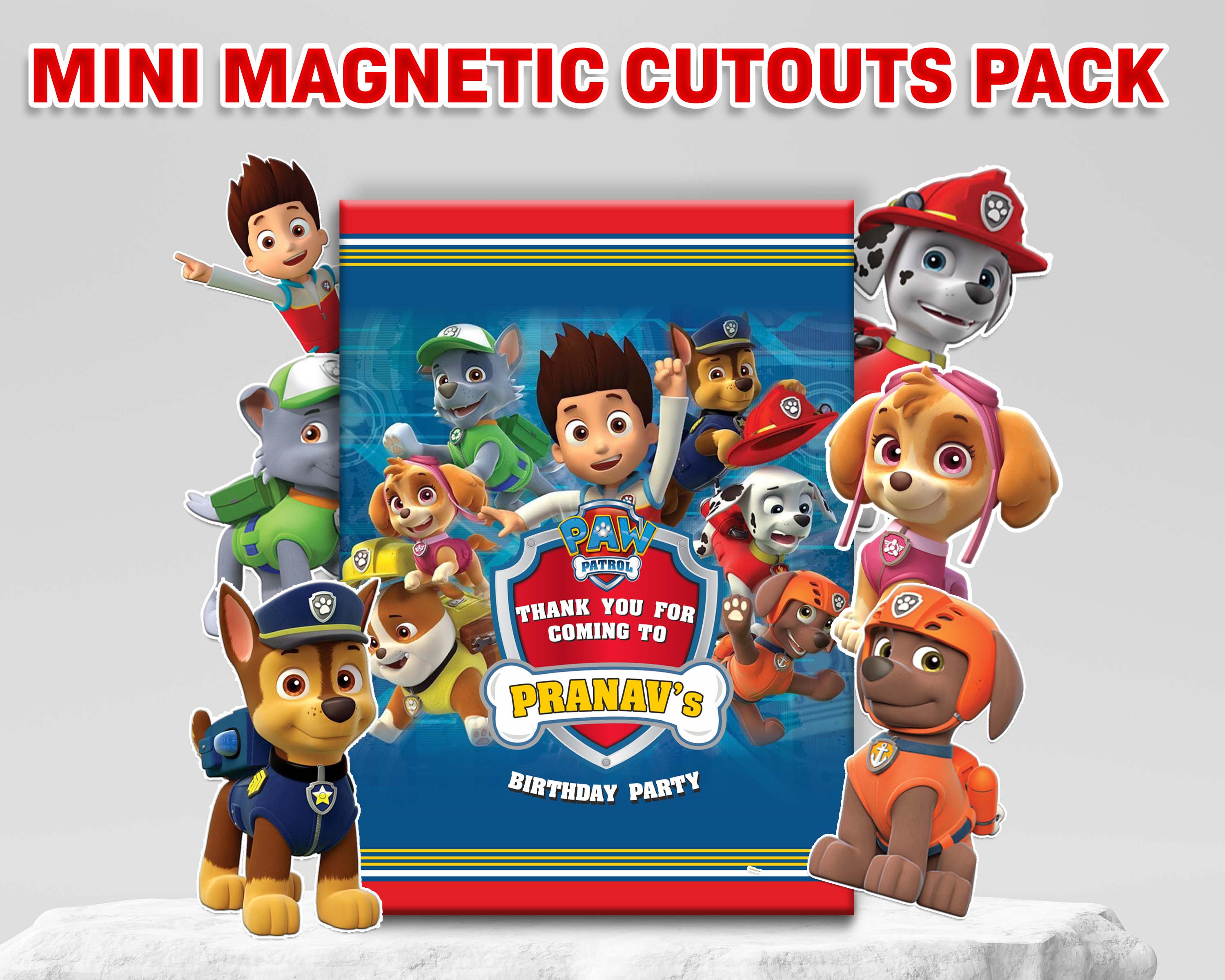 PSI Paw Patrol Theme Mini Magnetic Return Gift Pack