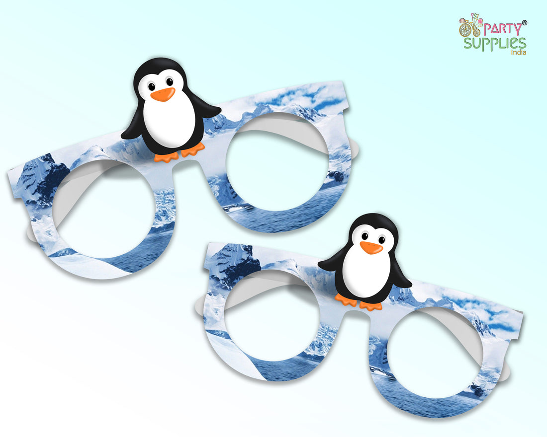 Penguin theme Birthday Party glasses