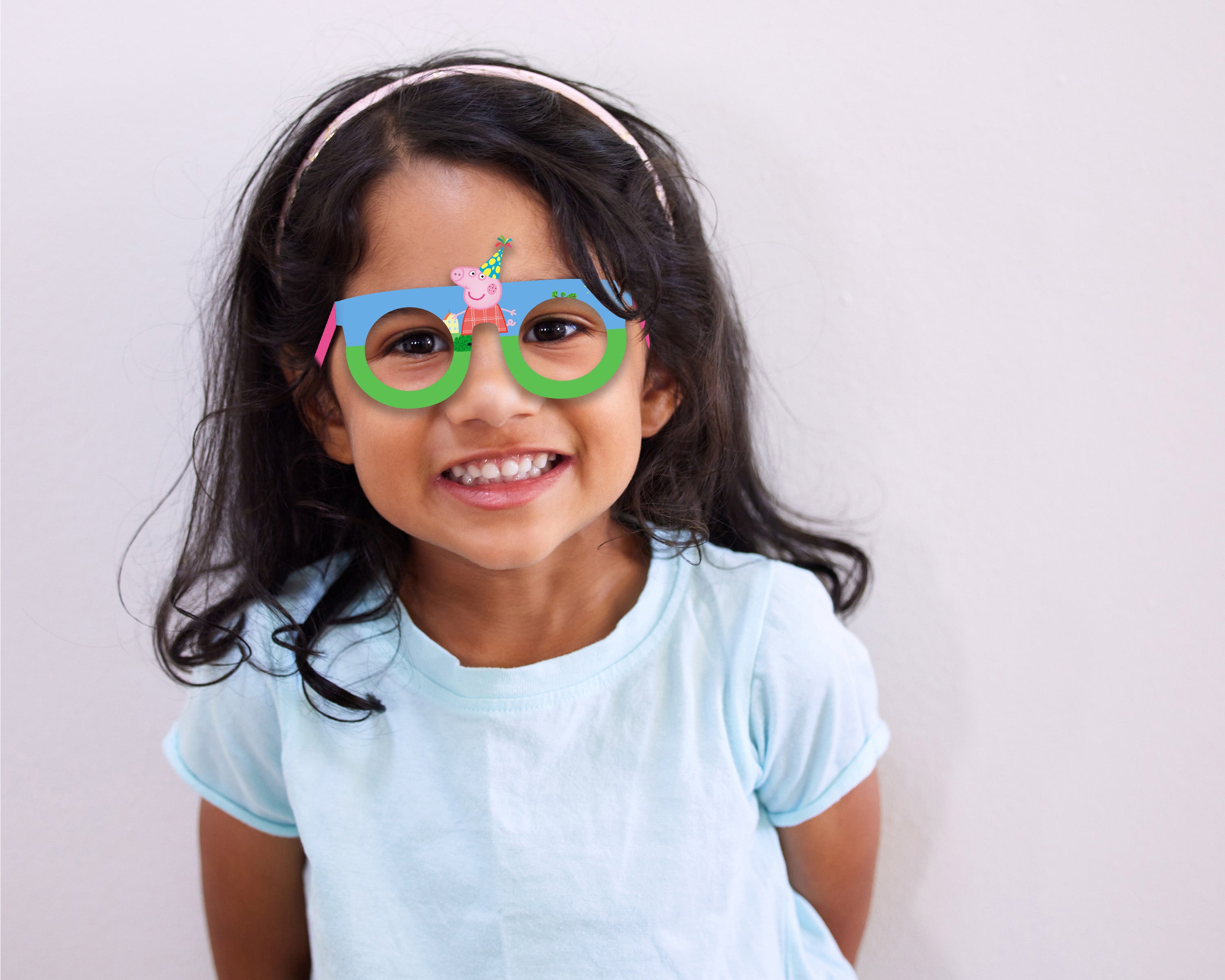 Peppa Pig theme Personalized Birthday Party glasses