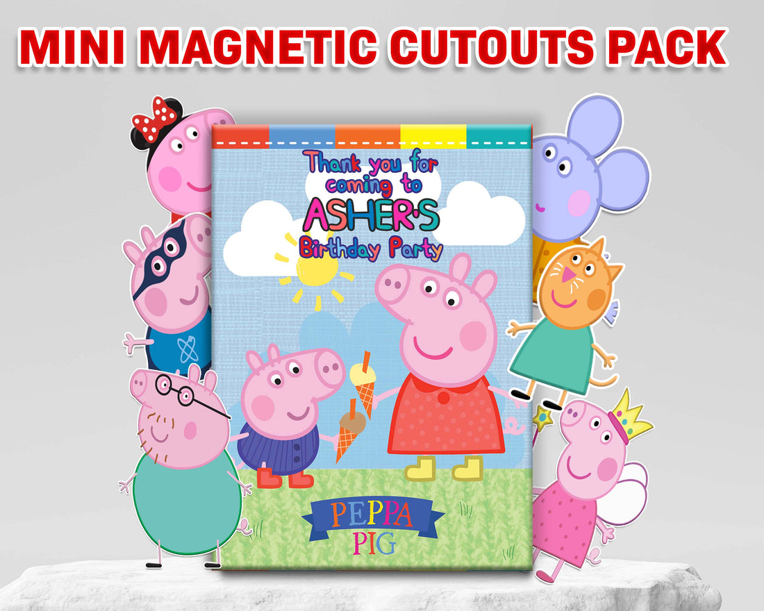 Peppa Pig Theme Mini Magnetic Return Gift Pack