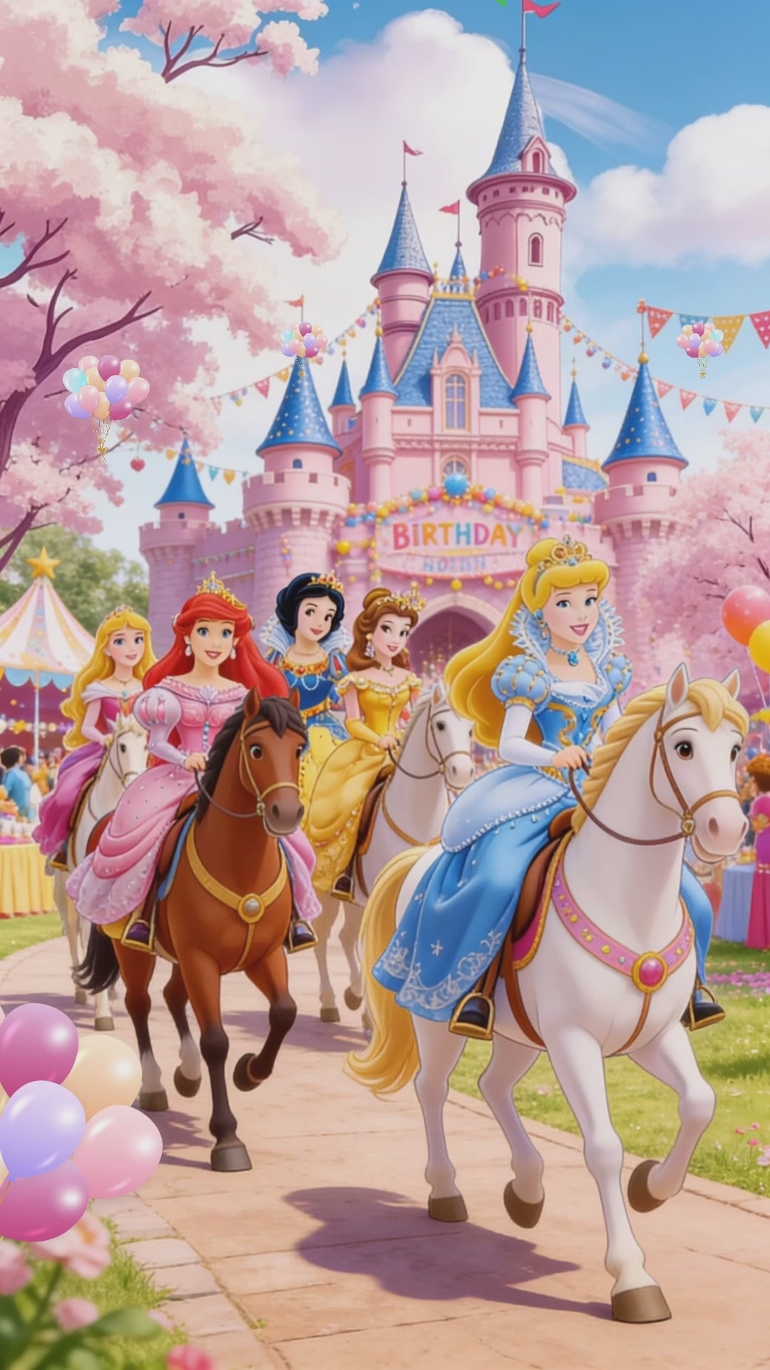 Princess theme video Invite