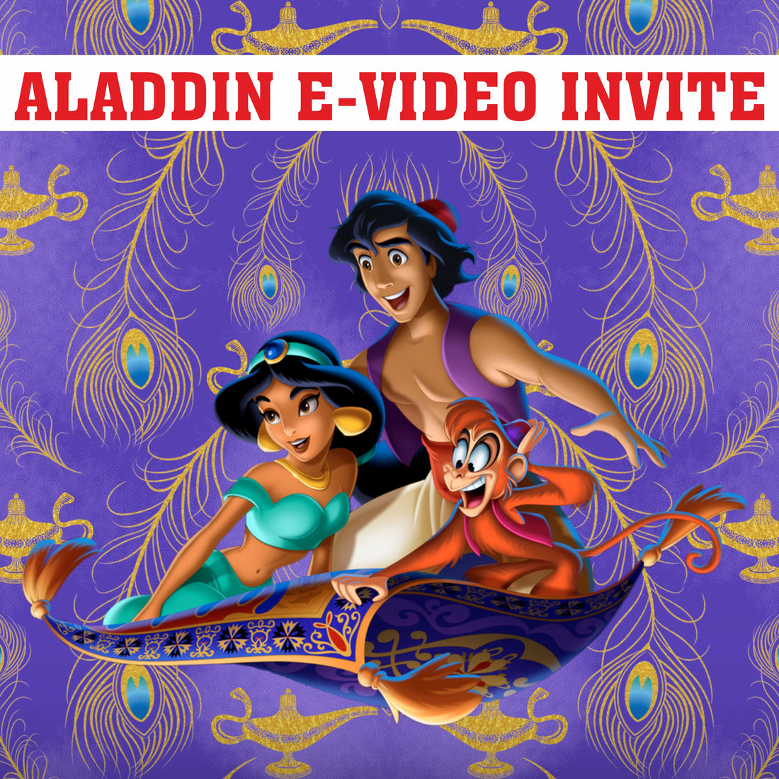 PSI Aladdin Theme E-Video Invite