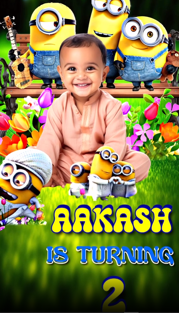 Minion Theme E-Video Invite