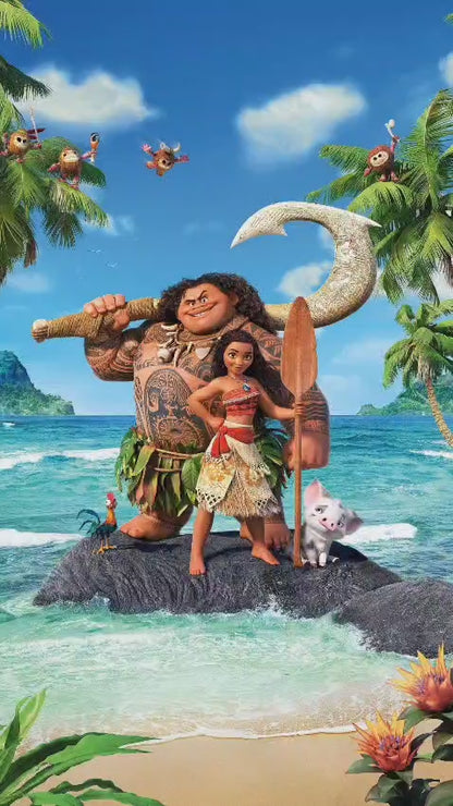 Moana  Theme E-Video Invite