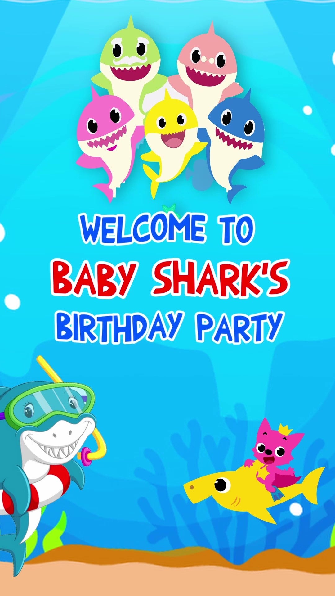 PSI Shark Theme E-Video Invite