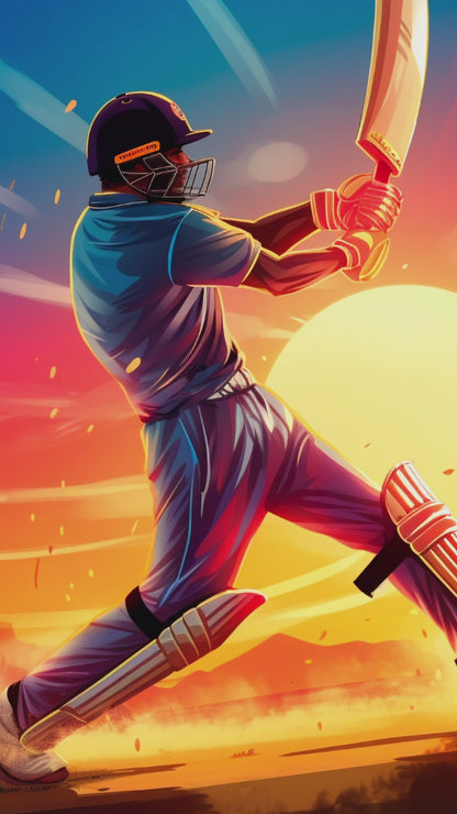 Cricket  Theme E-Video Invite