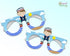 Sailor theme Birthday Party glasses - 6 Pcs. / Circle - image 1 of 8 | Party Supplies India