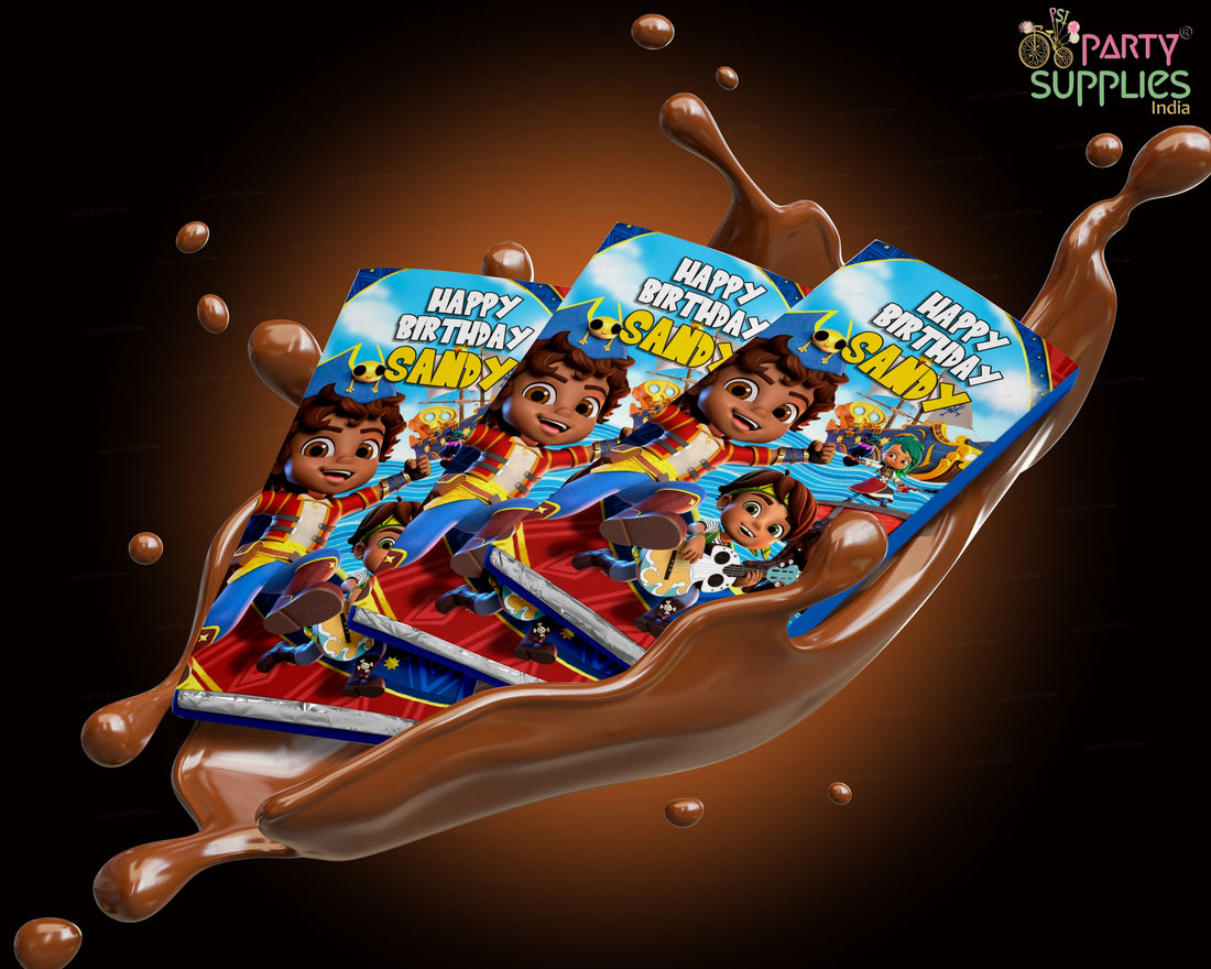 Santiago Theme Home Made Chocolate Return Gifts