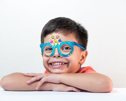 Shark Theme Birthday Party glasses