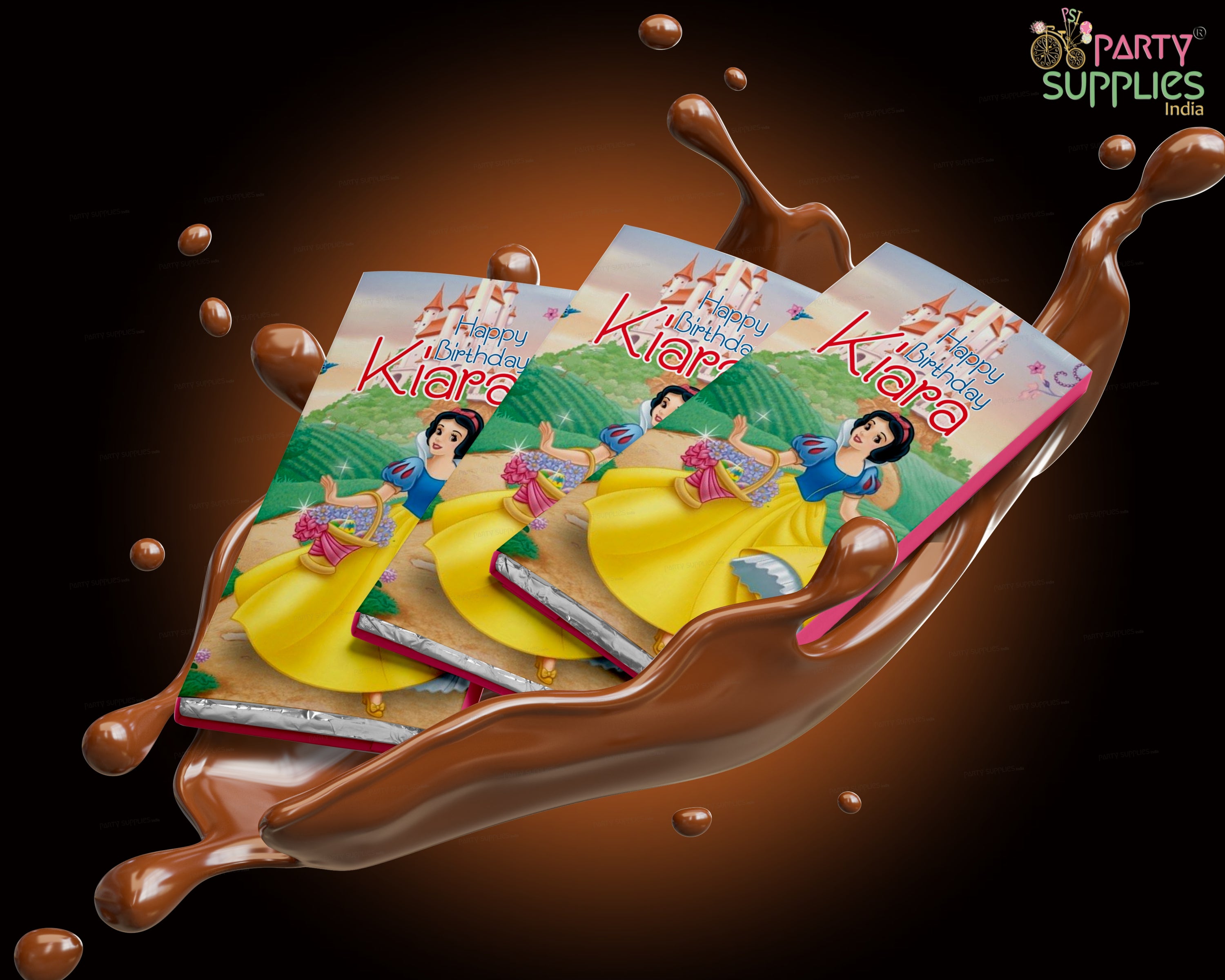 PSI Snow White Theme  Home Made Chocolate Return Gifts