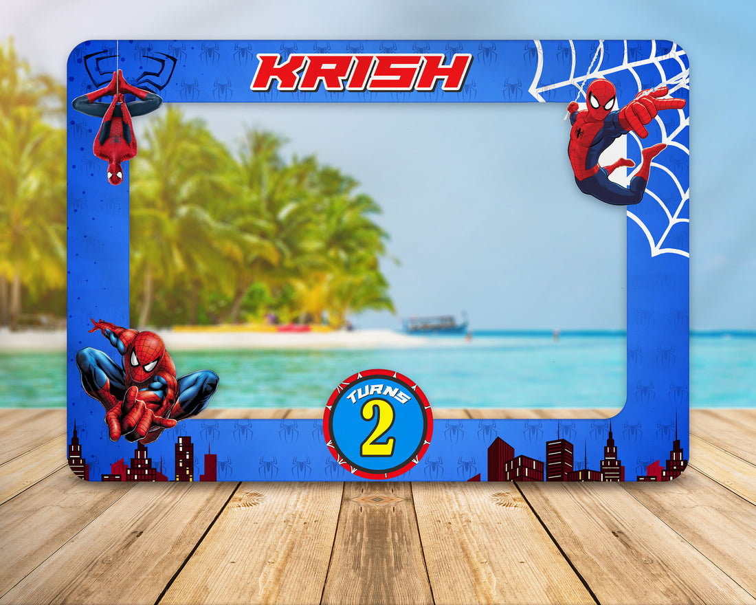 Spiderman Theme Customized Photobooth