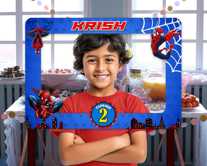 Spiderman Theme Customized Photobooth