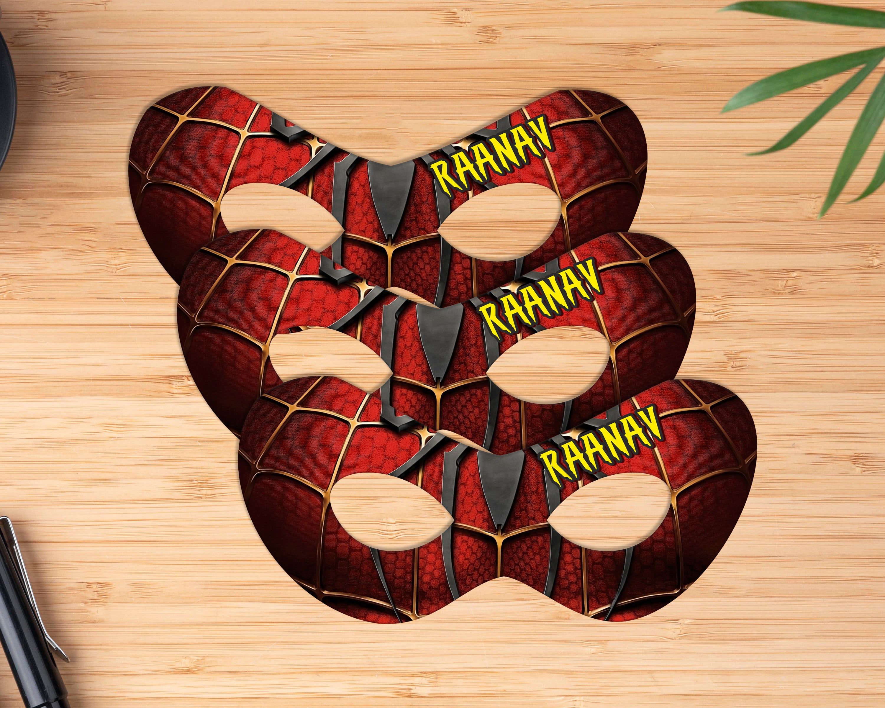 Spiderman Theme Eye Mask