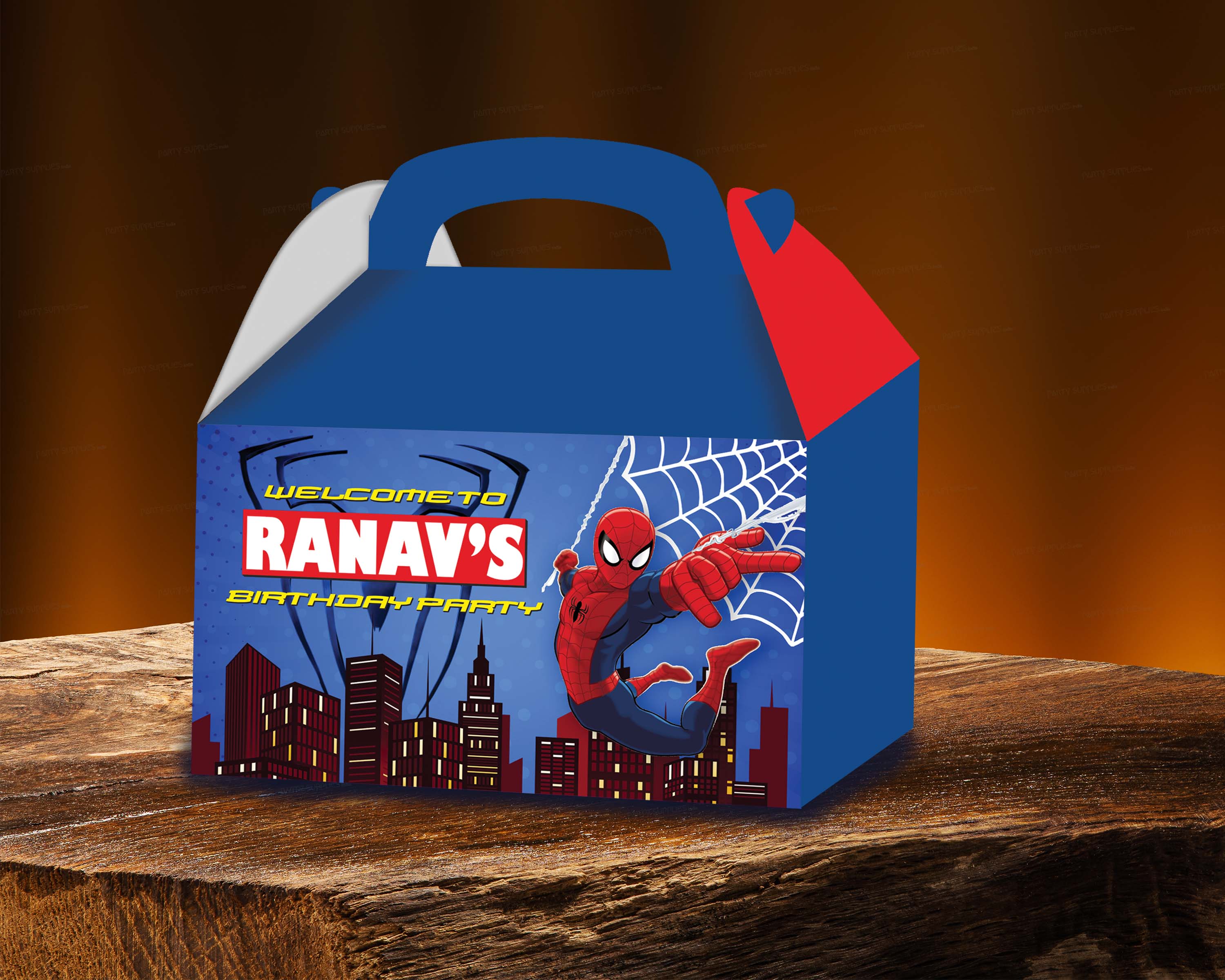 Spiderman  Theme Goodie Return Gift Boxes