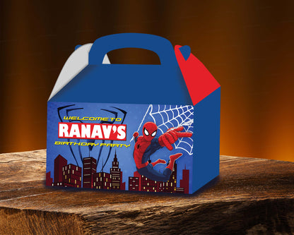 Spiderman  Theme Goodie Return Gift Boxes