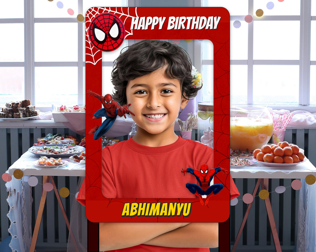 Spiderman Theme Photobooth