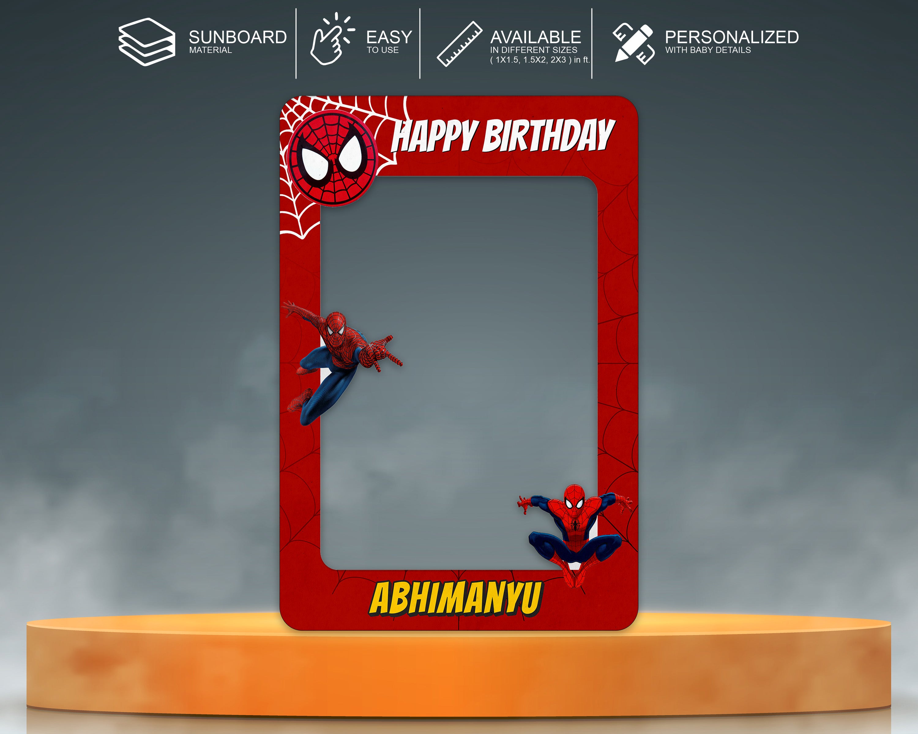 Spiderman Theme Photobooth