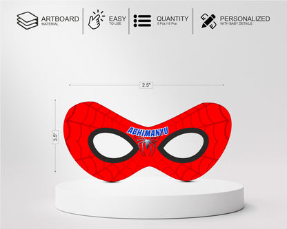 Spiderman Theme Customized Eye Mask