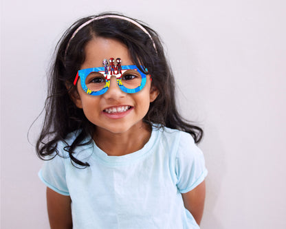 Spidey And His Amazing Friends theme Birthday Party glasses