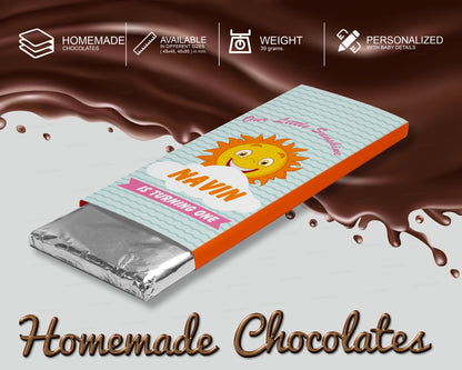 Sunshine Boy The Royal Detective Theme Home Made Chocolate Return Gifts