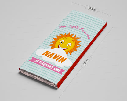 Sunshine Boy The Royal Detective Theme Home Made Chocolate Return Gifts