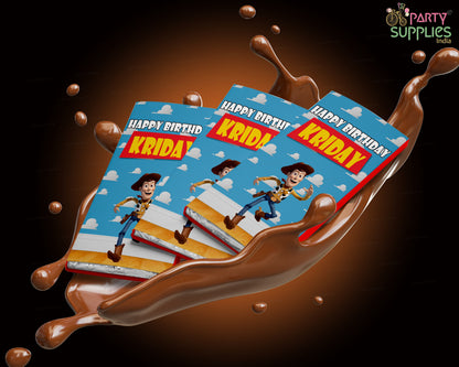 Toy Story  Theme Home Made Chocolate Return Gifts