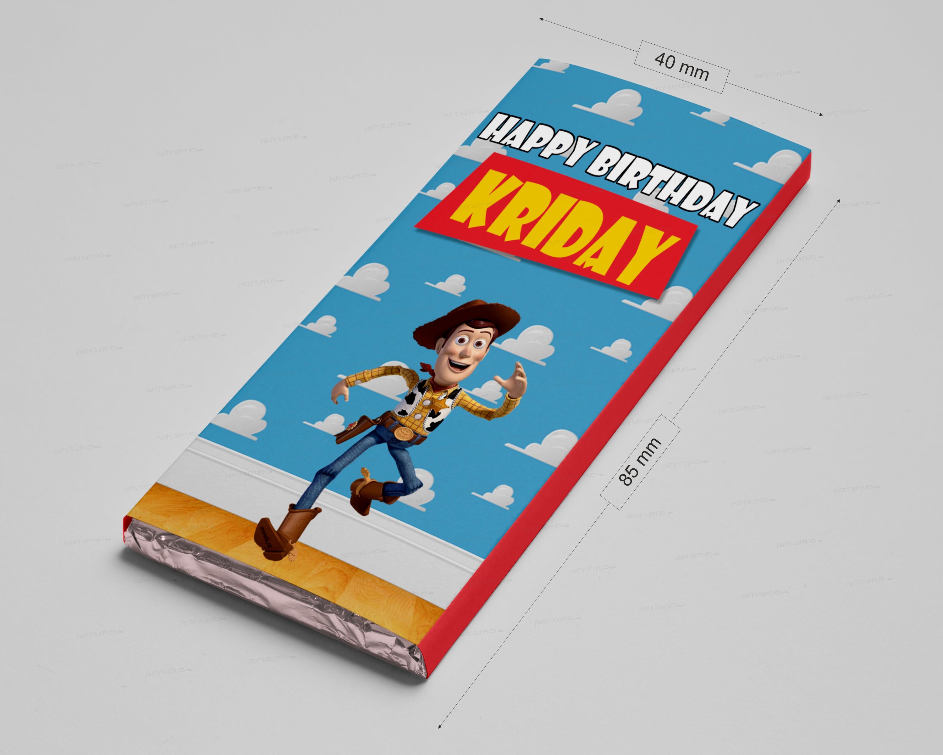 Toy Story  Theme Home Made Chocolate Return Gifts