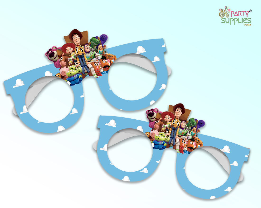Toy Story Theme Birthday Party glasses