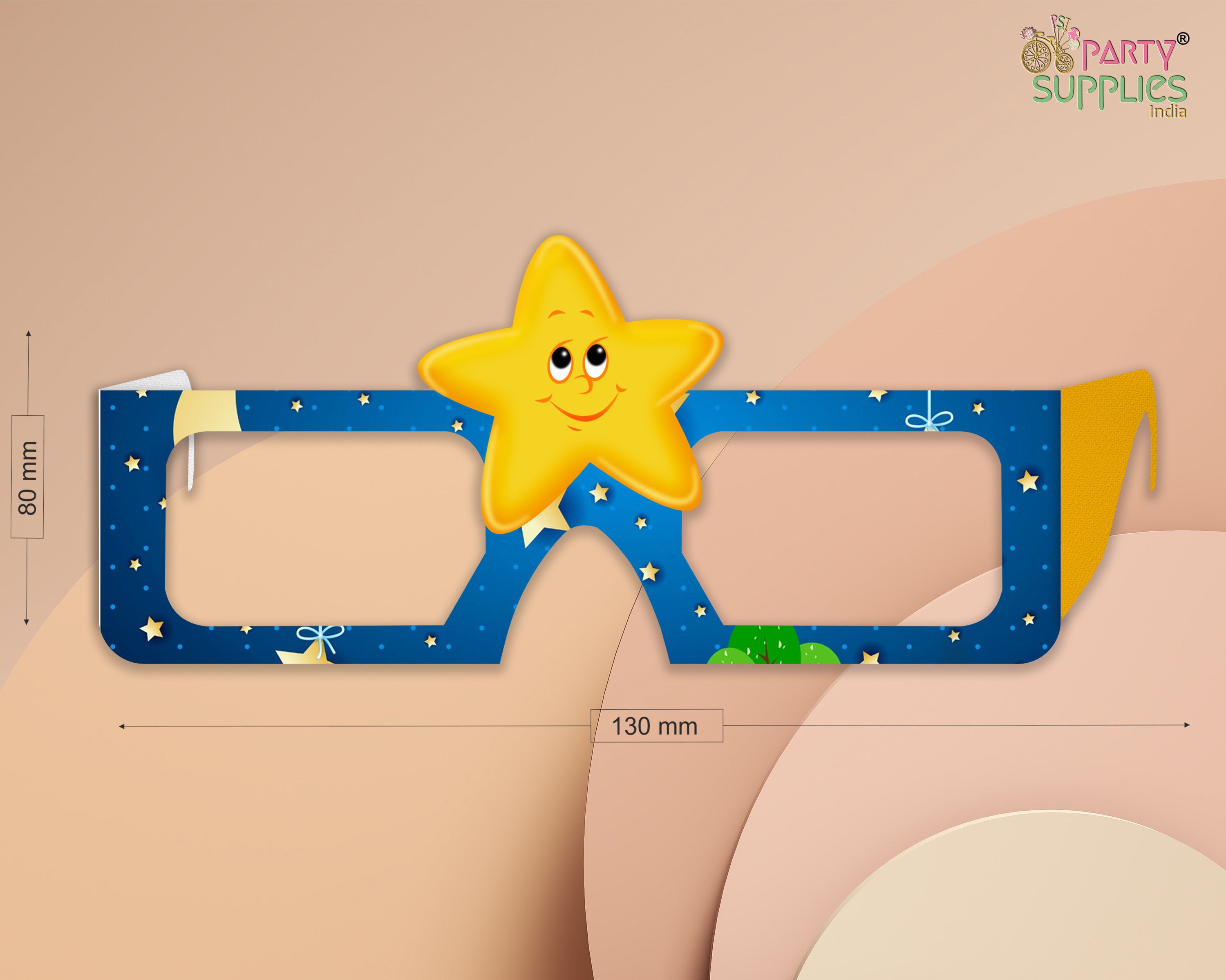 Twinkle Twinkle  Little Star boy Theme Theme Birthday Party glasses