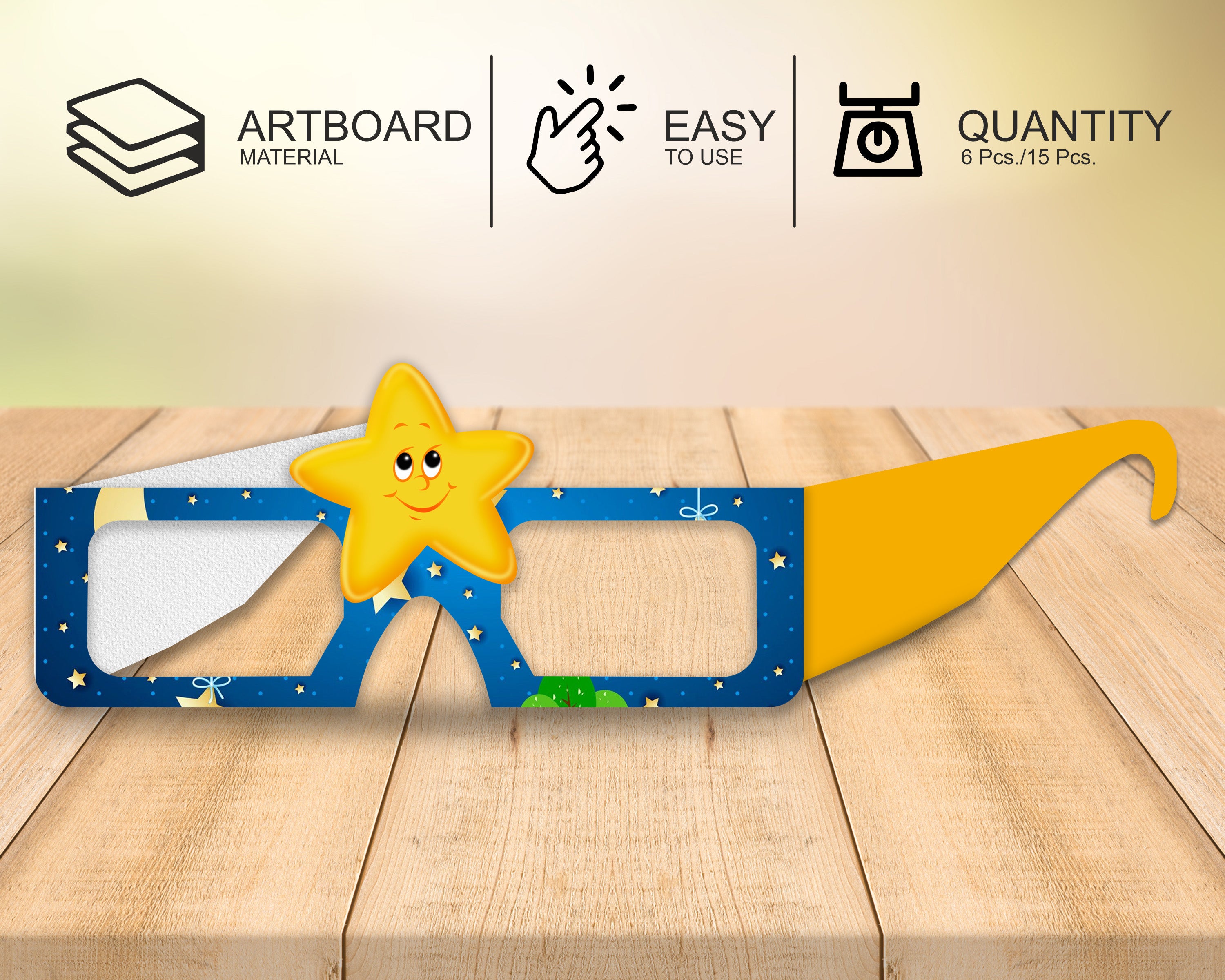 Twinkle Twinkle  Little Star boy Theme Theme Birthday Party glasses