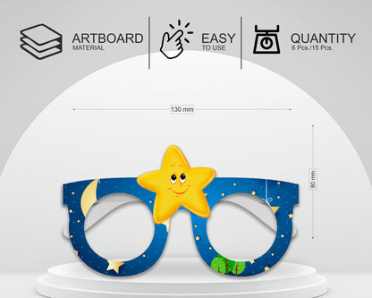 Twinkle Twinkle  Little Star boy Theme Theme Birthday Party glasses